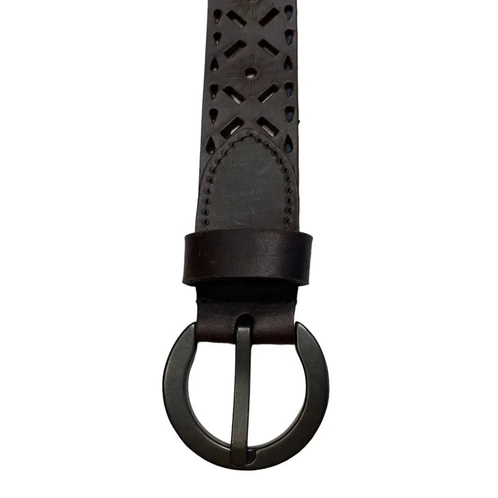Great Northwest Clothing Company Brown Leather Belt Sz S NWT